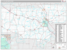 St. Cloud Metro Area Digital Map Premium Style